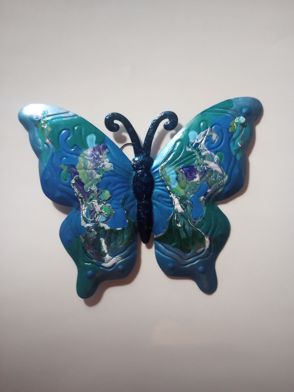 Blue & Green Butterfly Wall Art